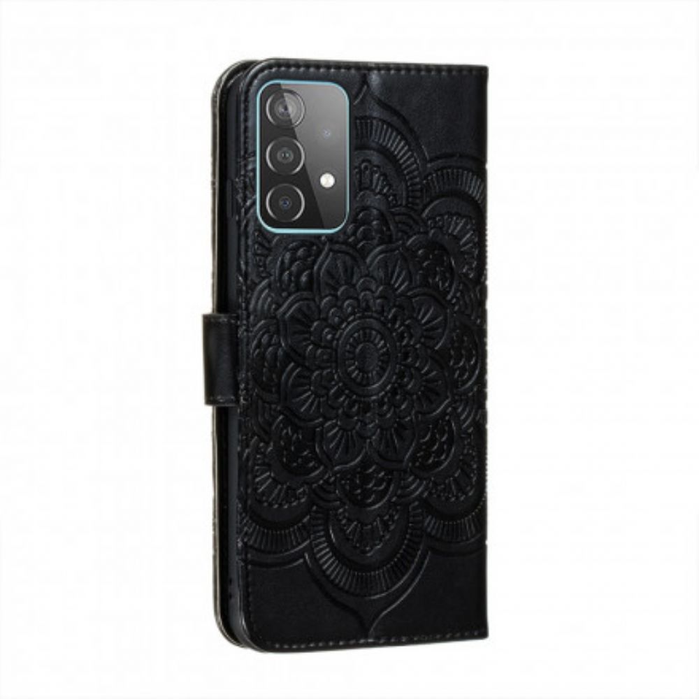 Folio-hoesje voor Samsung Galaxy A52 4G / A52 5G / A52s 5G Volledige Mandala