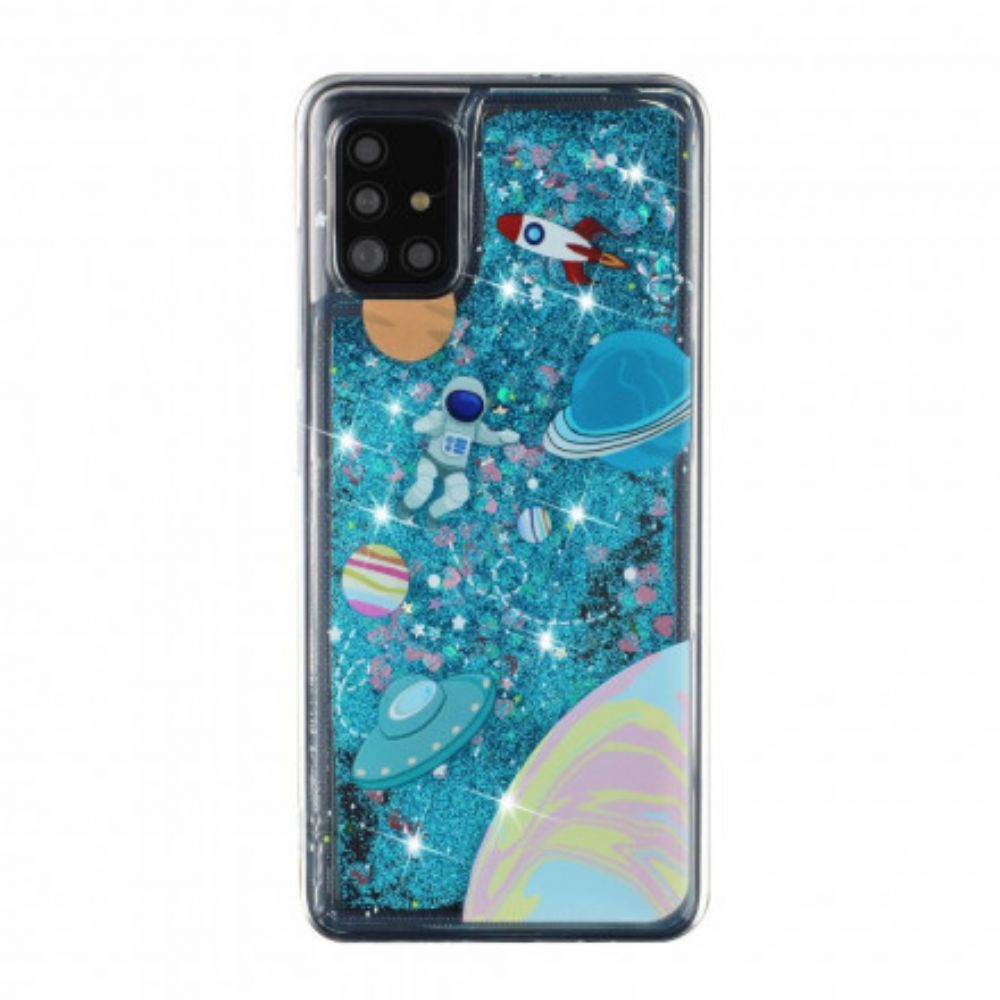 Hoesje voor Samsung Galaxy A52 4G / A52 5G / A52s 5G Glitterruimte