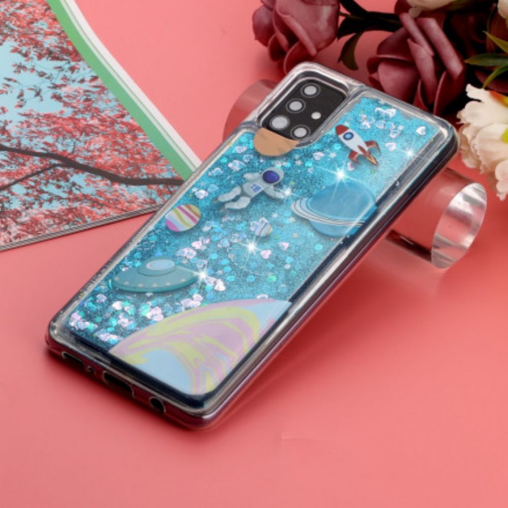 Hoesje voor Samsung Galaxy A52 4G / A52 5G / A52s 5G Glitterruimte