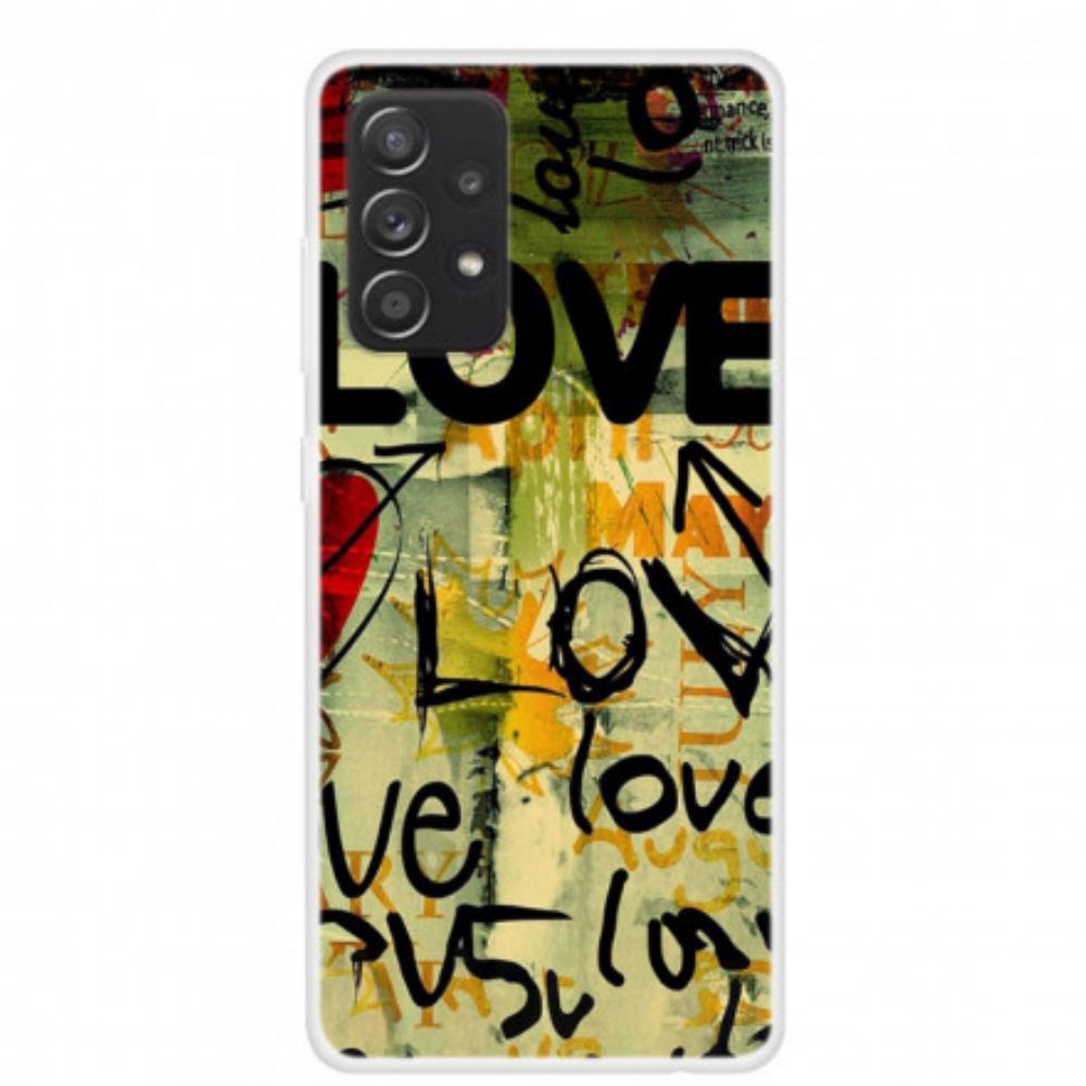 Hoesje voor Samsung Galaxy A52 4G / A52 5G / A52s 5G Liefde En Liefde