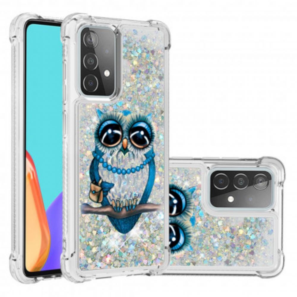 Hoesje voor Samsung Galaxy A52 4G / A52 5G / A52s 5G Miss Glitteruil