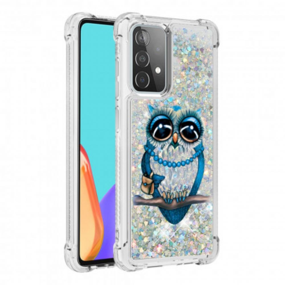 Hoesje voor Samsung Galaxy A52 4G / A52 5G / A52s 5G Miss Glitteruil