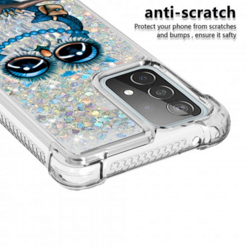 Hoesje voor Samsung Galaxy A52 4G / A52 5G / A52s 5G Miss Glitteruil