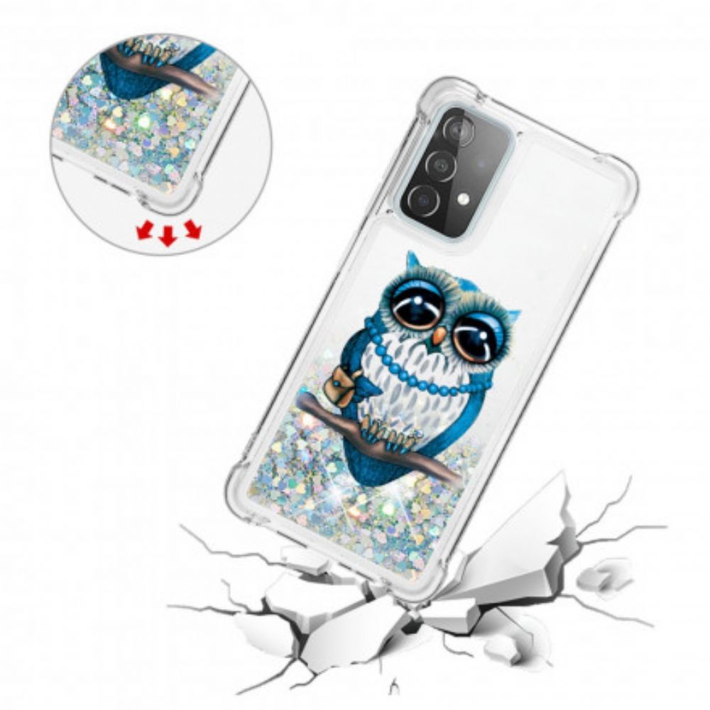 Hoesje voor Samsung Galaxy A52 4G / A52 5G / A52s 5G Miss Glitteruil