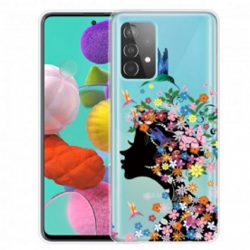 Hoesje voor Samsung Galaxy A52 4G / A52 5G / A52s 5G Mooie Bloemhoofd