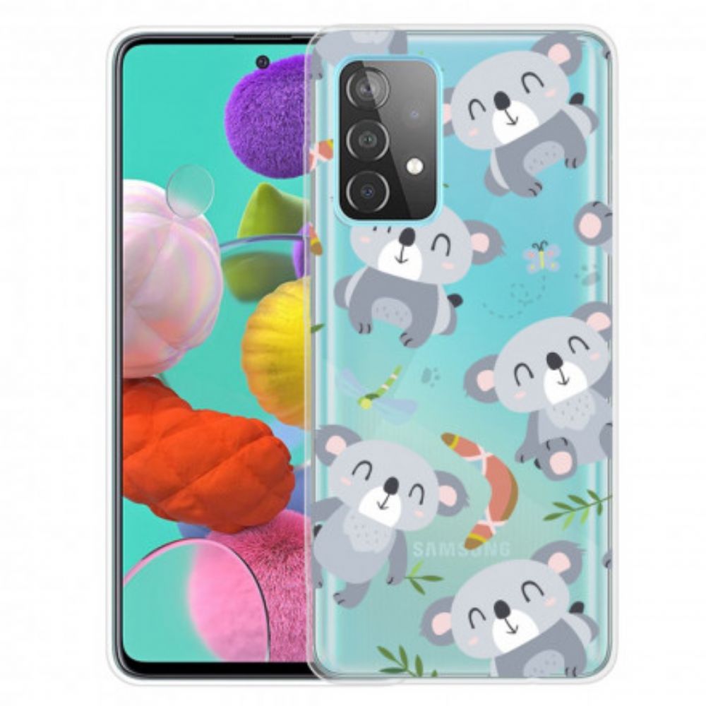 Hoesje voor Samsung Galaxy A52 4G / A52 5G / A52s 5G Schattige Koala's