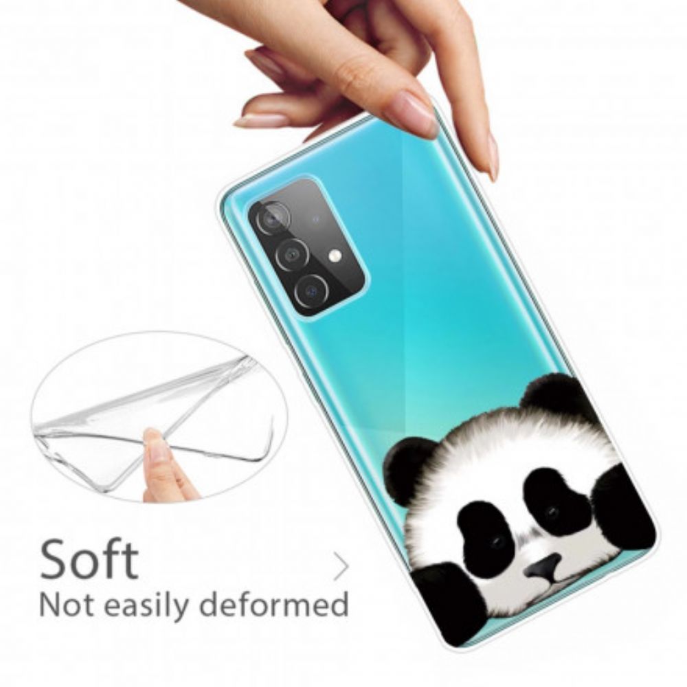 Hoesje voor Samsung Galaxy A52 4G / A52 5G / A52s 5G Transparante Panda