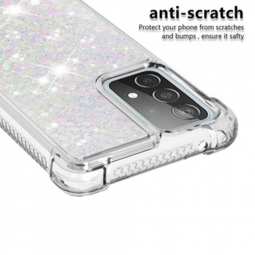 Hoesje voor Samsung Galaxy A52 4G / A52 5G / A52s 5G Verlangen Glitter