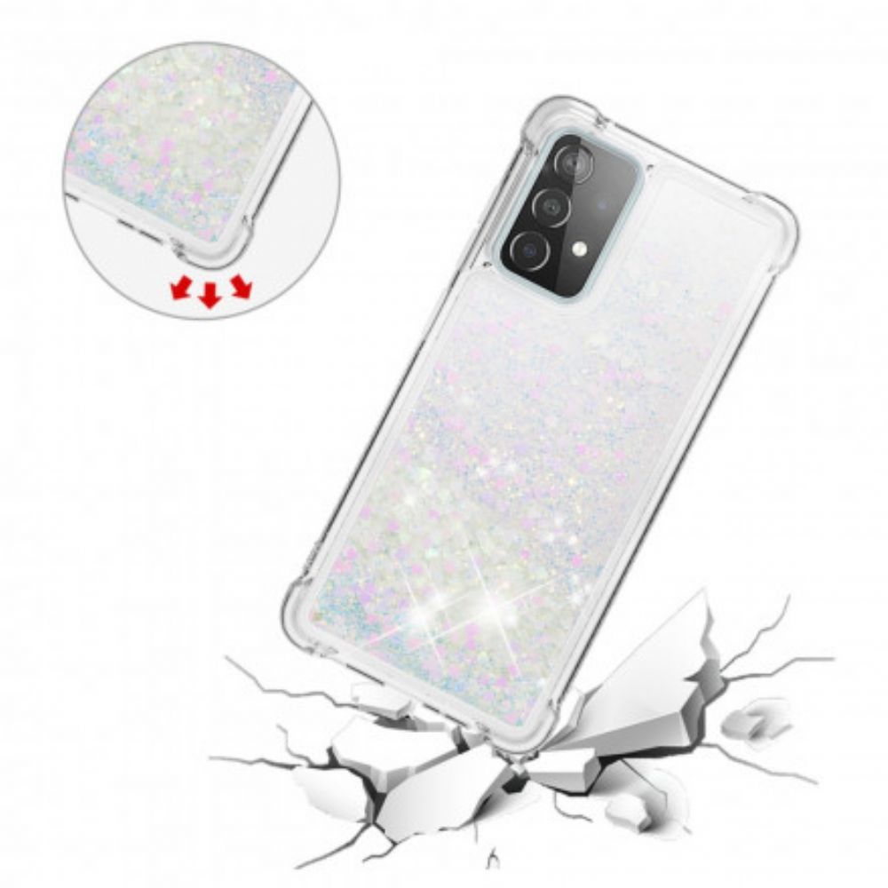 Hoesje voor Samsung Galaxy A52 4G / A52 5G / A52s 5G Verlangen Glitter