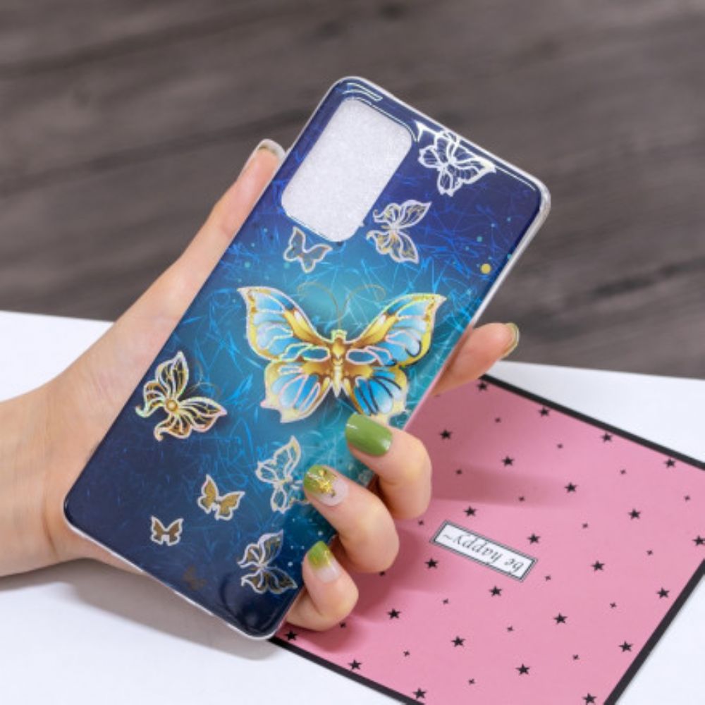 Hoesje voor Samsung Galaxy A52 4G / A52 5G / A52s 5G Vlinders Ontwerp