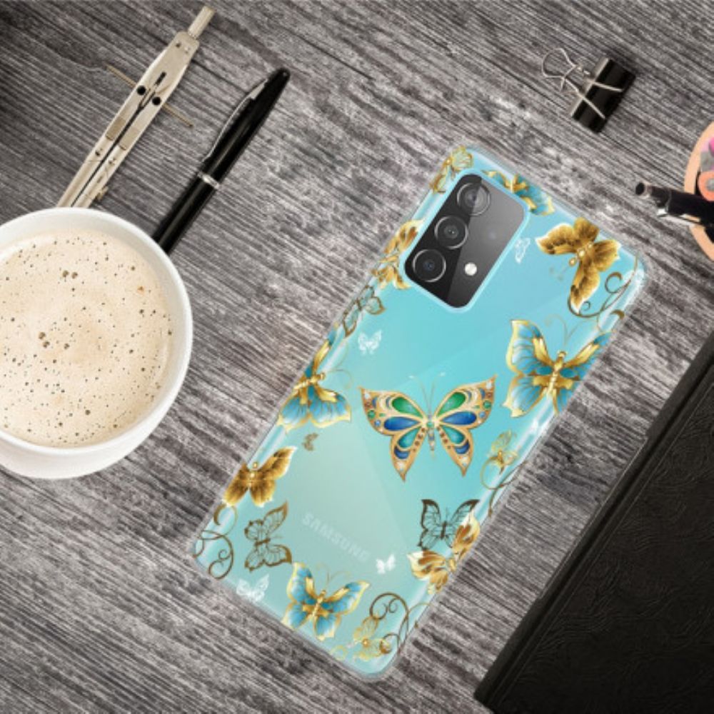 Hoesje voor Samsung Galaxy A52 4G / A52 5G / A52s 5G Vlinders Ontwerp