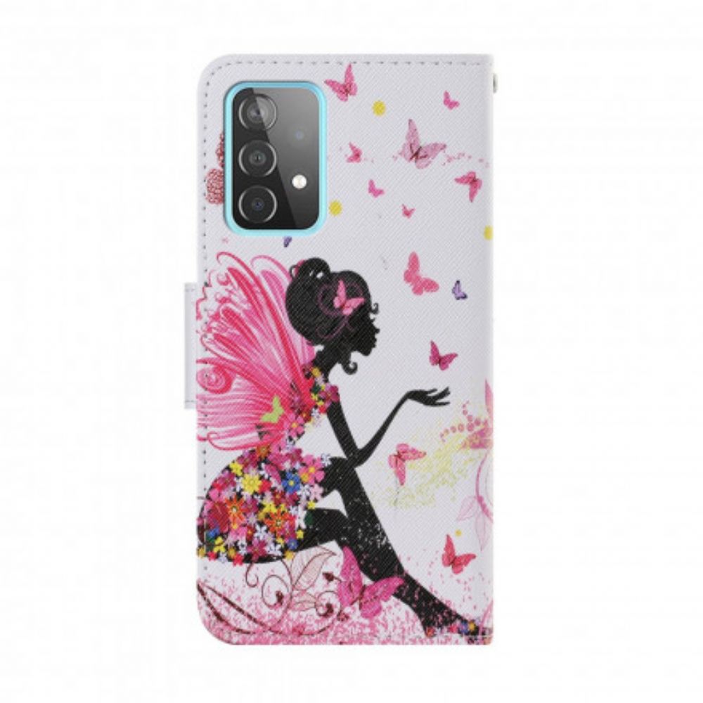 Leren Hoesje voor Samsung Galaxy A52 4G / A52 5G / A52s 5G Magische Fee