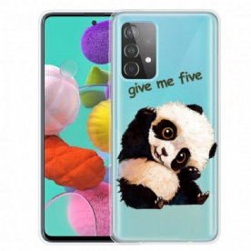 Telefoonhoesje voor Samsung Galaxy A52 4G / A52 5G / A52s 5G Panda Geef Me Vijf