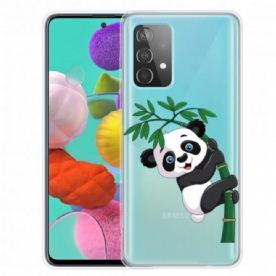 Telefoonhoesje voor Samsung Galaxy A52 4G / A52 5G / A52s 5G Panda Op Bamboe