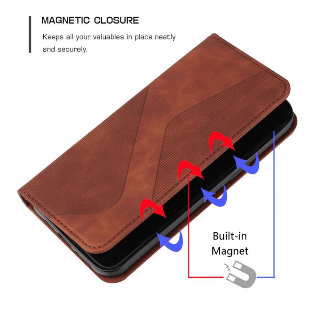 Bescherming Hoesje voor Xiaomi Redmi 10 Folio-hoesje S-design Lederen Stijl