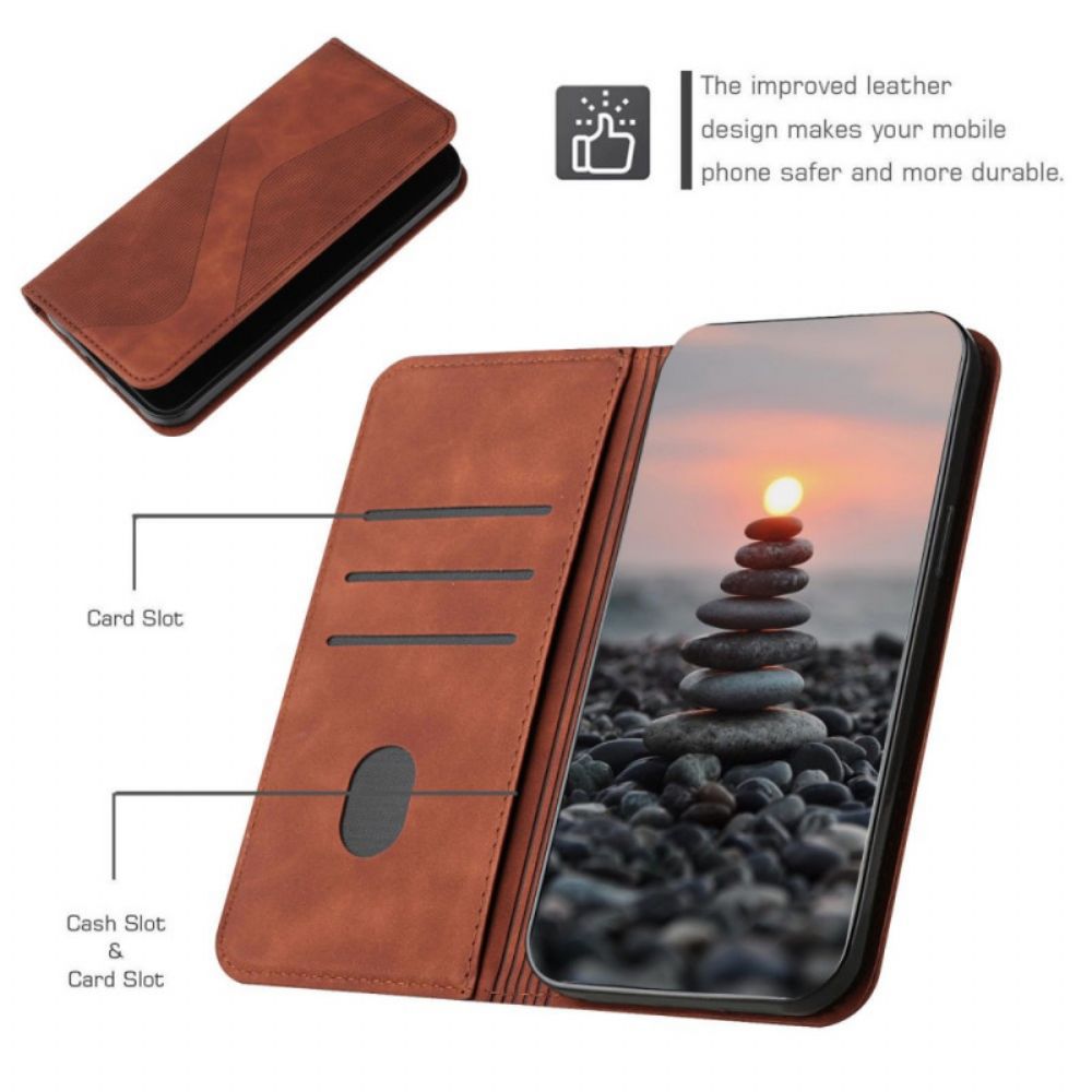 Bescherming Hoesje voor Xiaomi Redmi 10 Folio-hoesje S-design Lederen Stijl