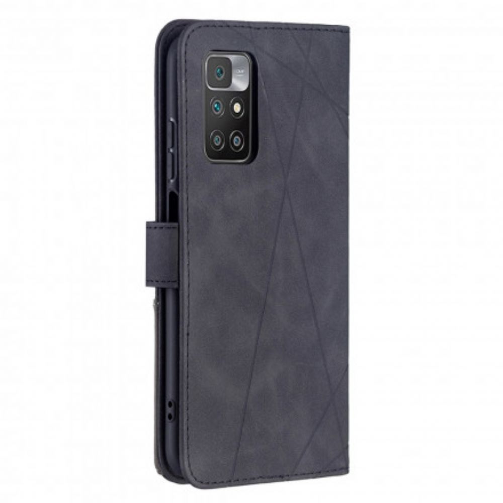 Flip Case voor Xiaomi Redmi 10 Driehoek Binfen Kleur