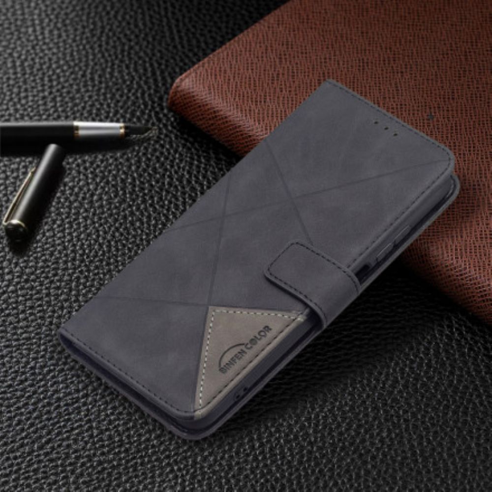 Flip Case voor Xiaomi Redmi 10 Driehoek Binfen Kleur