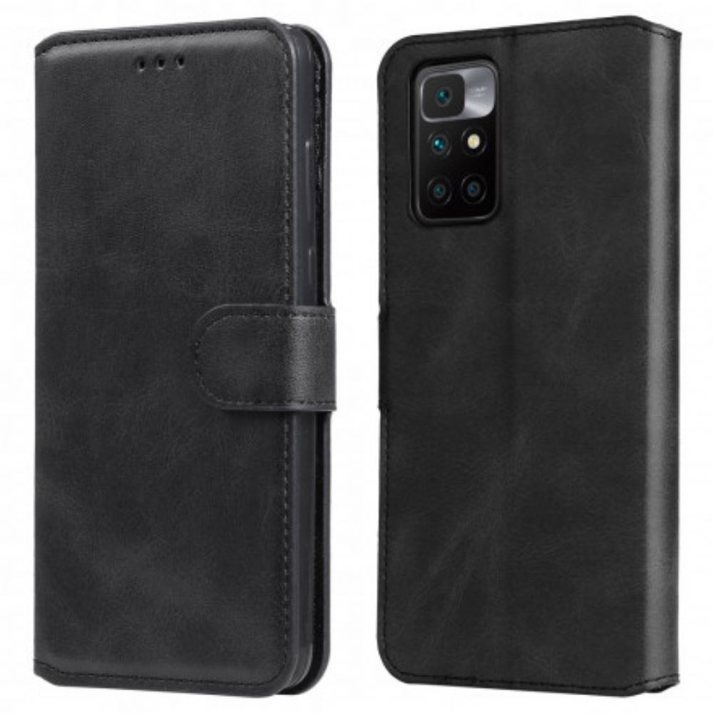 Flip Case voor Xiaomi Redmi 10 Effen Kleur Serie