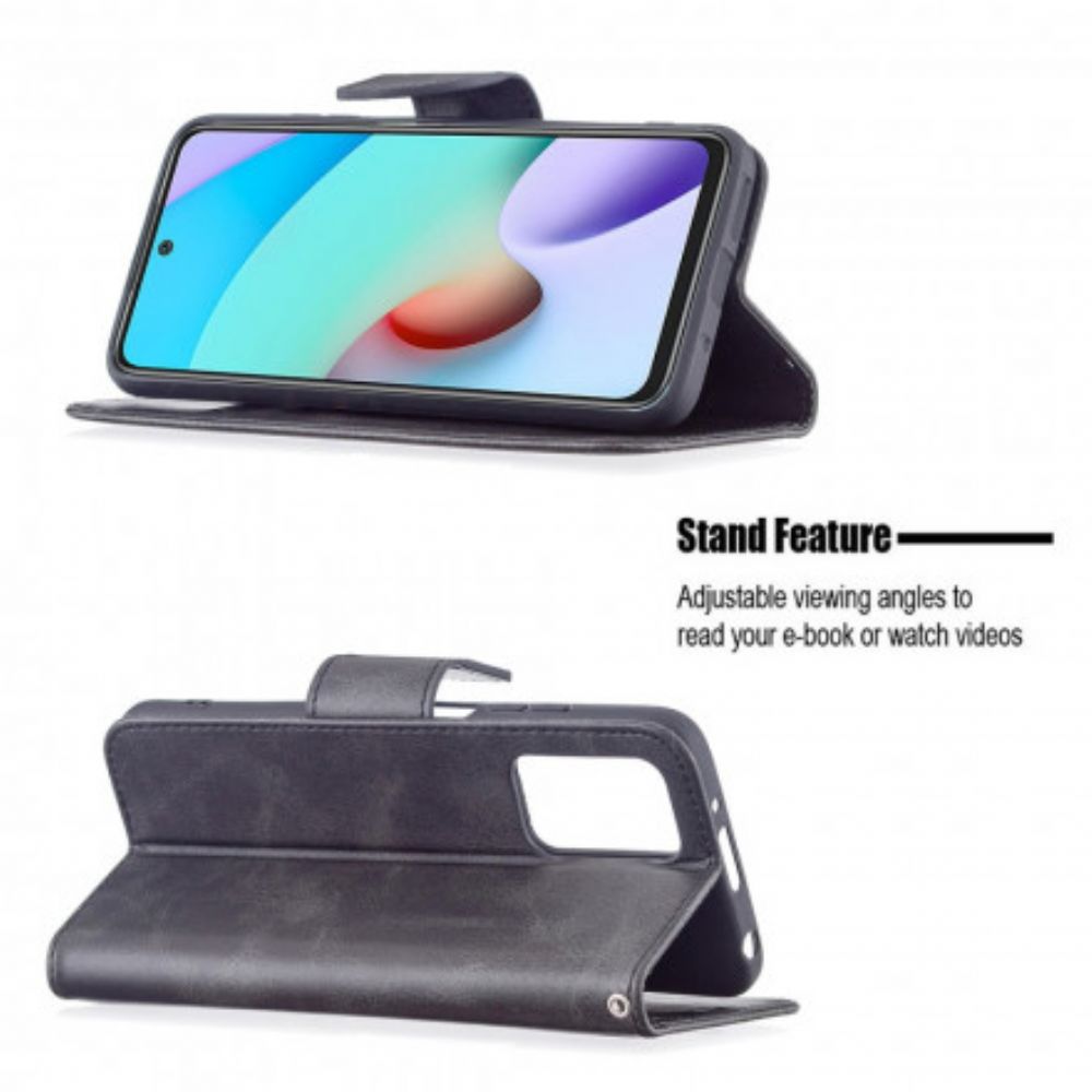 Flip Case voor Xiaomi Redmi 10 Folio-hoesje Gladde Schuine Klep