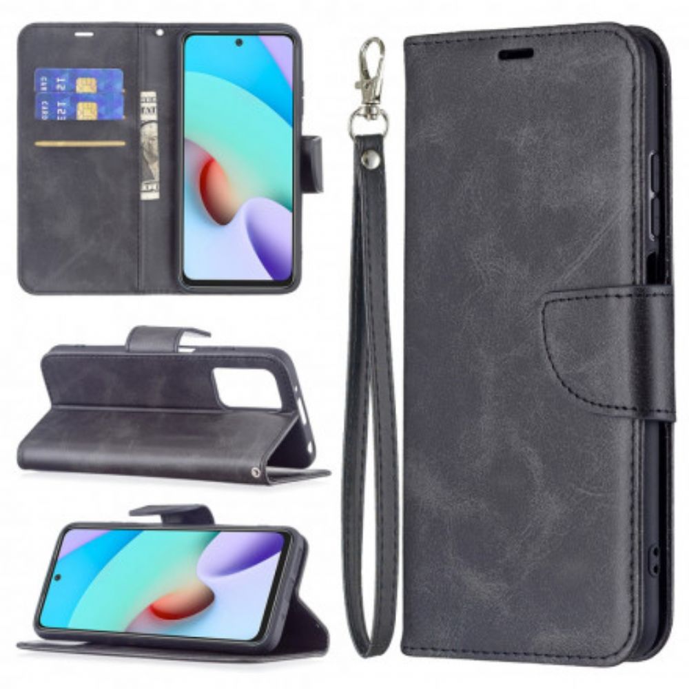 Flip Case voor Xiaomi Redmi 10 Folio-hoesje Gladde Schuine Klep