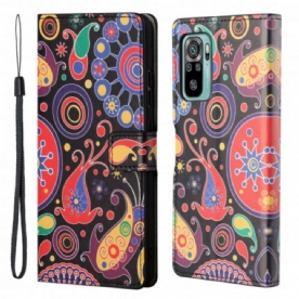 Flip Case voor Xiaomi Redmi 10 Galaxy-ontwerp