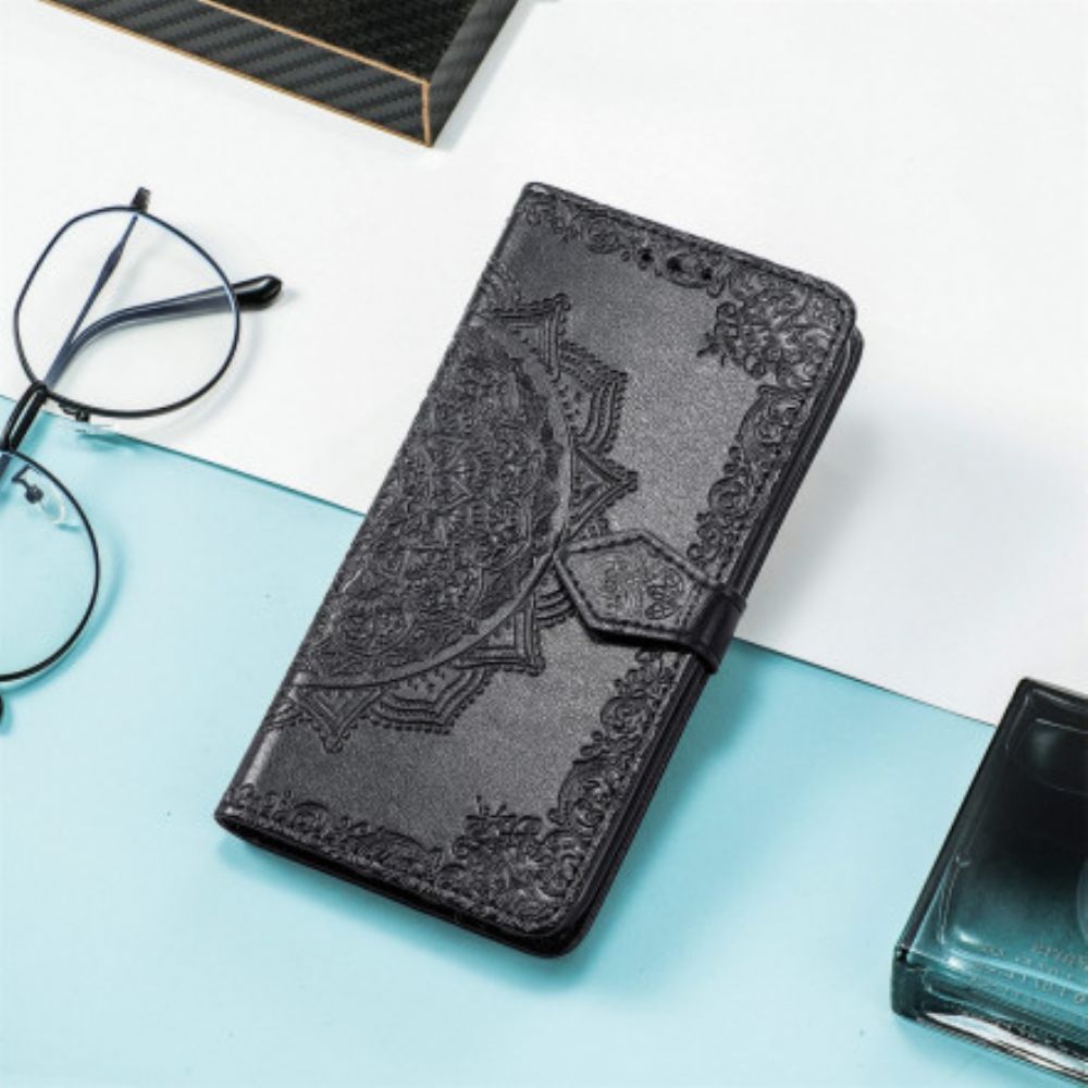 Flip Case voor Xiaomi Redmi 10 Mandala Van Middelbare Leeftijd