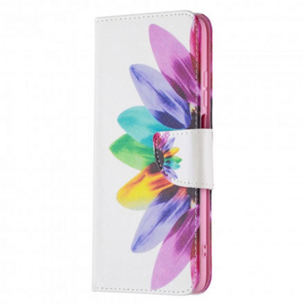 Folio-hoesje voor Xiaomi Redmi 10 Aquarel Bloem