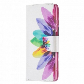 Folio-hoesje voor Xiaomi Redmi 10 Aquarel Bloem