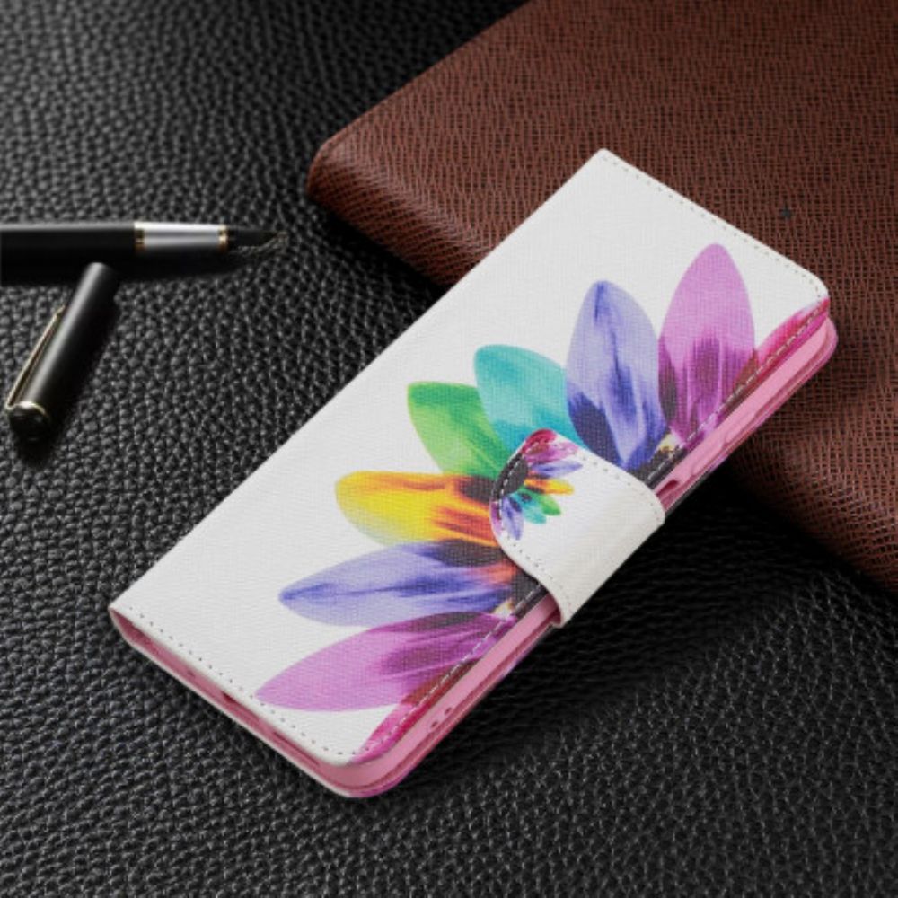 Folio-hoesje voor Xiaomi Redmi 10 Aquarel Bloem