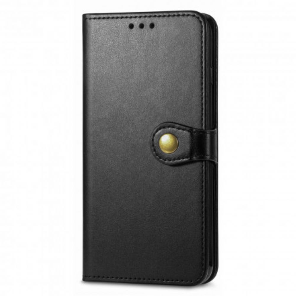 Folio-hoesje voor Xiaomi Redmi 10 Faux Leder En Vintage Sluiting