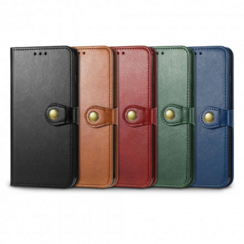 Folio-hoesje voor Xiaomi Redmi 10 Faux Leder En Vintage Sluiting