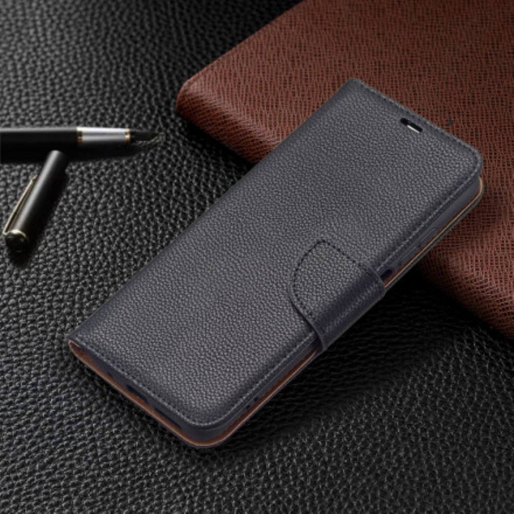 Folio-hoesje voor Xiaomi Redmi 10 Flip Case Litchi Flap Schuin