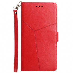 Folio-hoesje voor Xiaomi Redmi 10 Geo Y Design Lederen Stijl