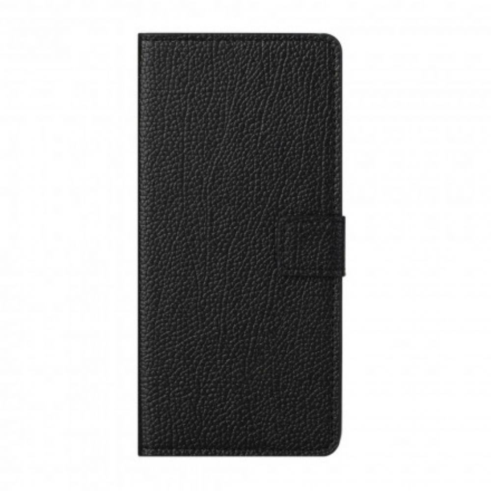 Folio-hoesje voor Xiaomi Redmi 10 Litchi-leereffect