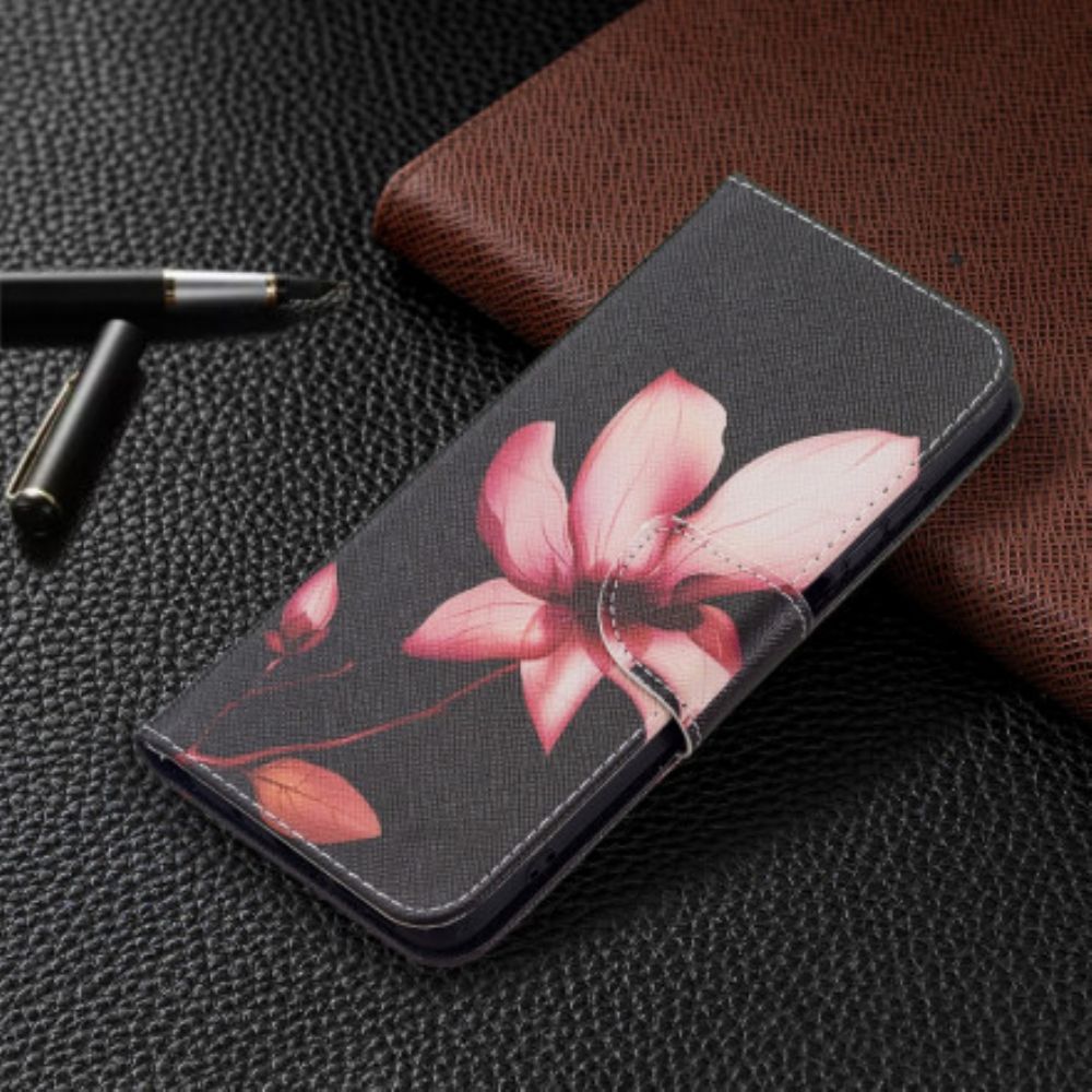 Folio-hoesje voor Xiaomi Redmi 10 Roze Bloem