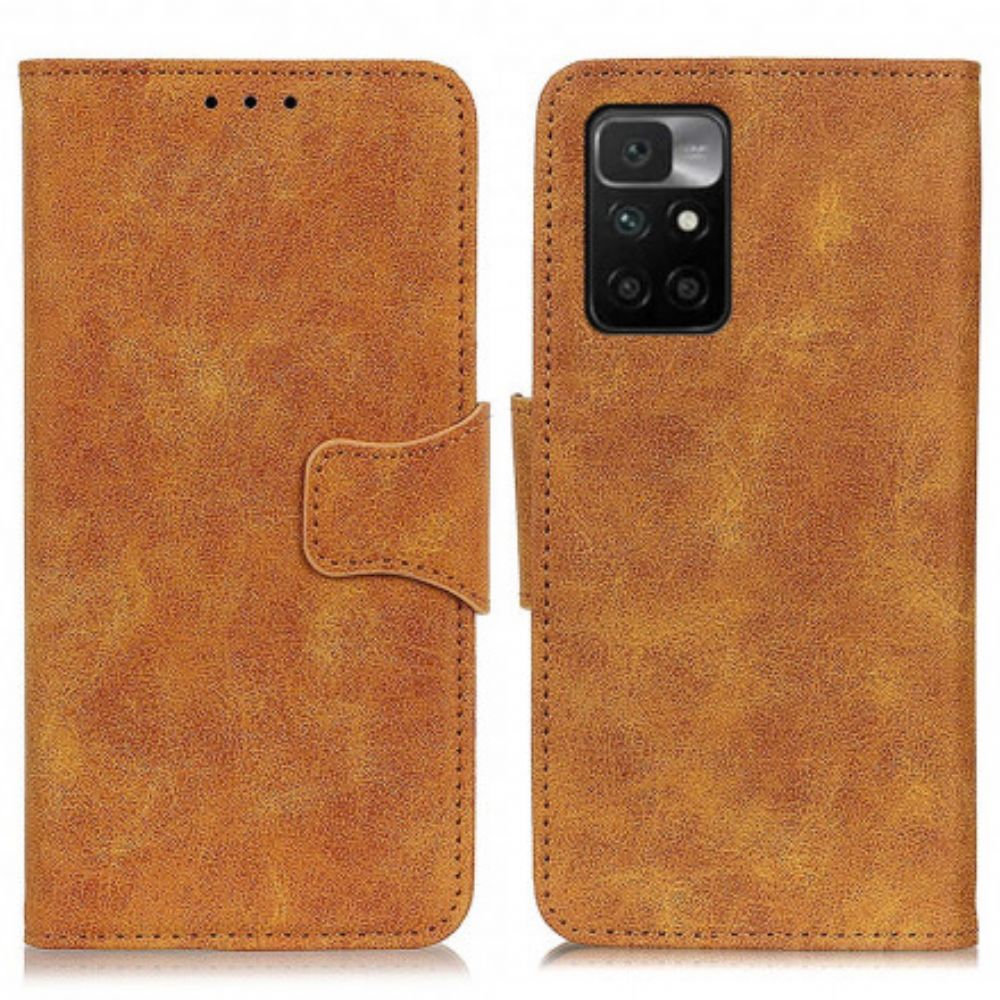 Folio-hoesje voor Xiaomi Redmi 10 Vintage Splitleer