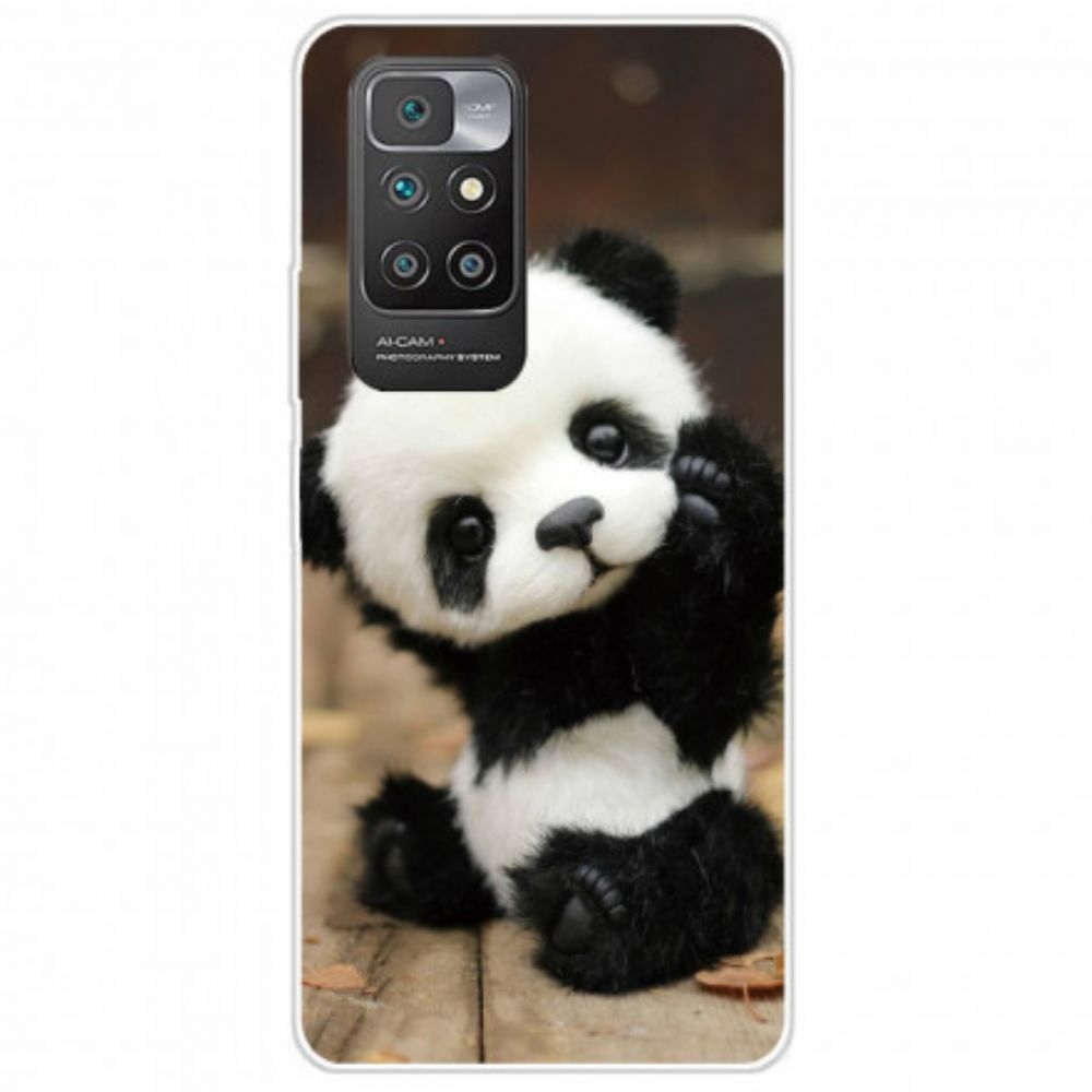 Hoesje voor Xiaomi Redmi 10 Flexibele Panda