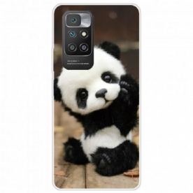 Hoesje voor Xiaomi Redmi 10 Flexibele Panda