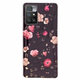 Hoesje voor Xiaomi Redmi 10 Fluorescerende Floraliën