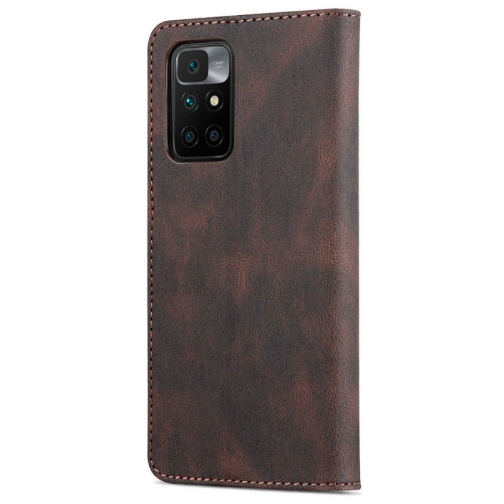 Leren Hoesje voor Xiaomi Redmi 10 Azns Leereffect