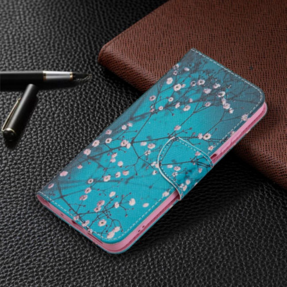 Leren Hoesje voor Xiaomi Redmi 10 Bloeiende Boom