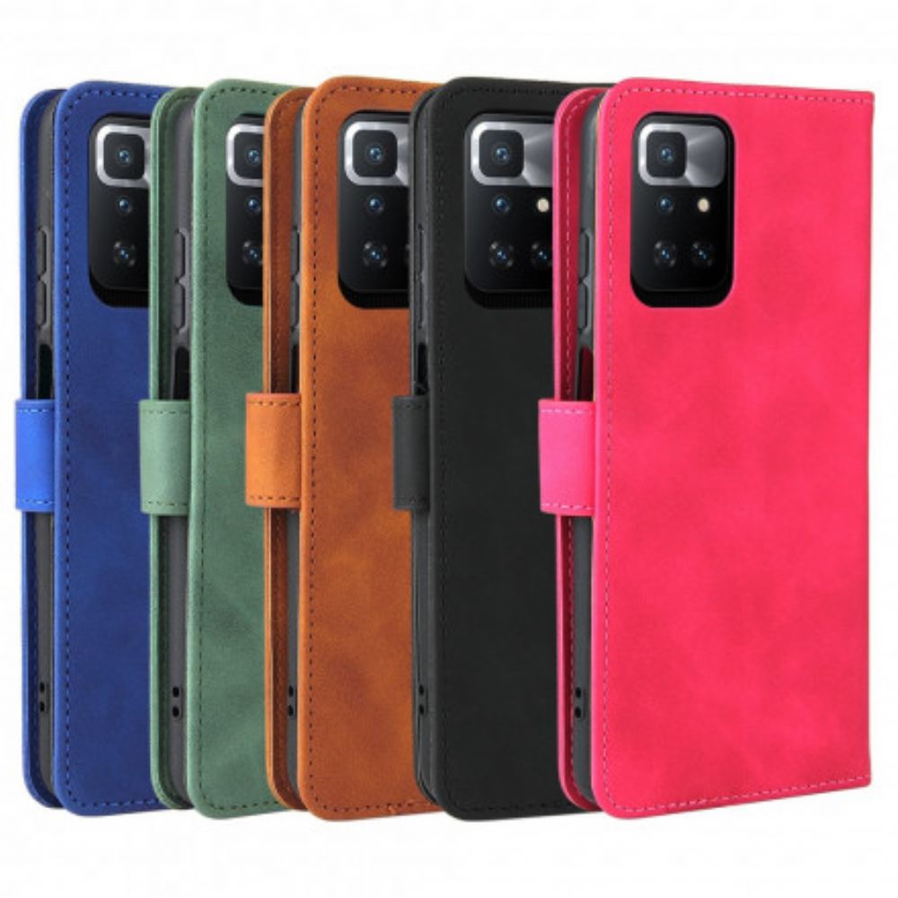 Leren Hoesje voor Xiaomi Redmi 10 Skin-touch