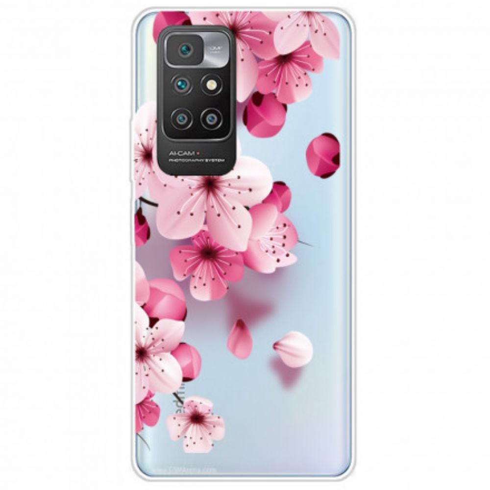 Telefoonhoesje voor Xiaomi Redmi 10 Kleine Roze Bloemen