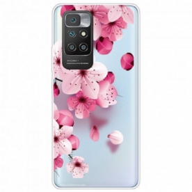 Telefoonhoesje voor Xiaomi Redmi 10 Kleine Roze Bloemen