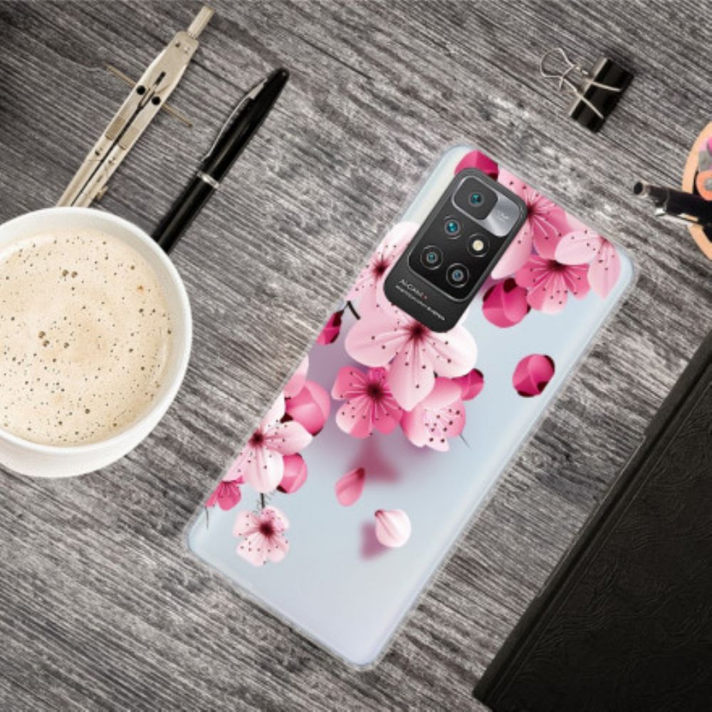 Telefoonhoesje voor Xiaomi Redmi 10 Kleine Roze Bloemen