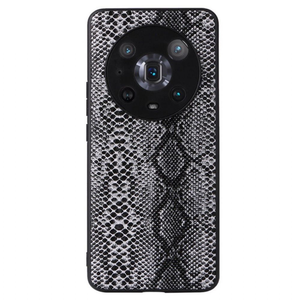 Hoesje voor Honor Magic 4 Pro Slangenhuideffect