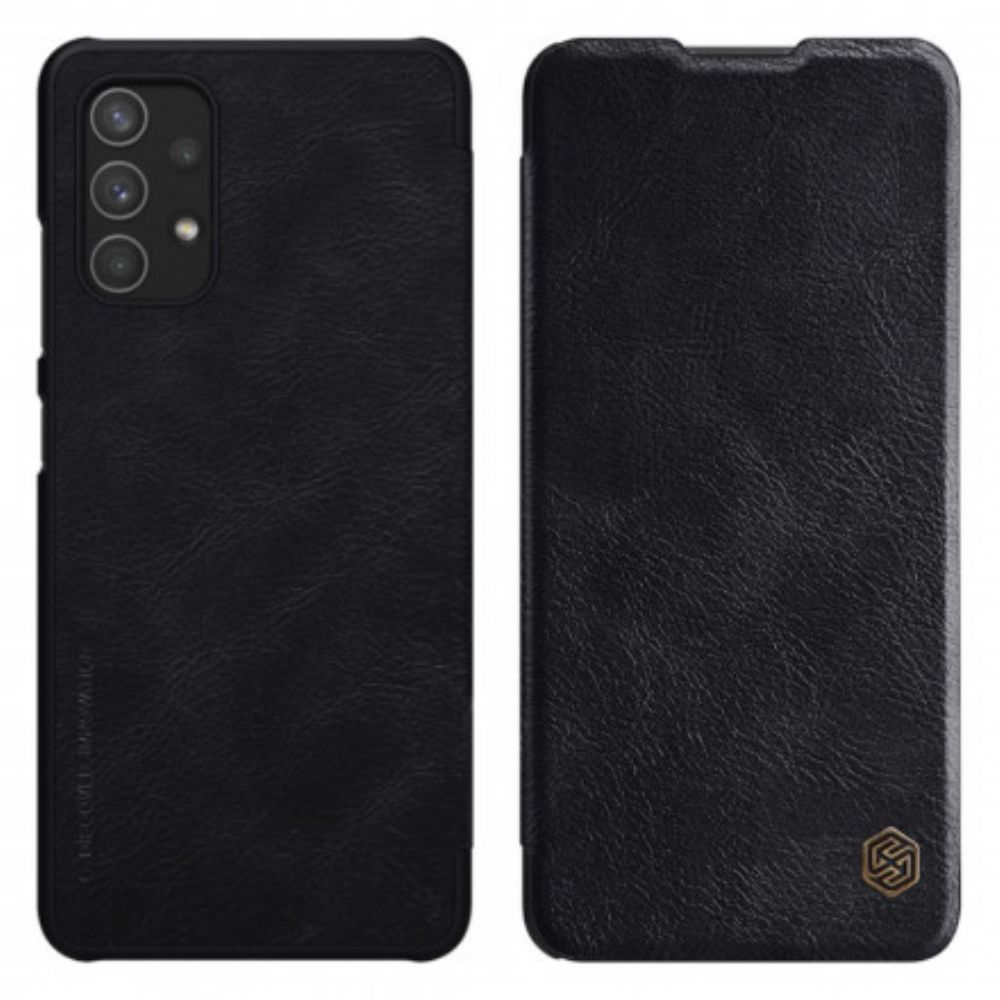 Bescherming Hoesje voor Samsung Galaxy A32 4G Folio-hoesje Nillkin Qin-serie