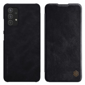 Bescherming Hoesje voor Samsung Galaxy A32 4G Folio-hoesje Nillkin Qin-serie