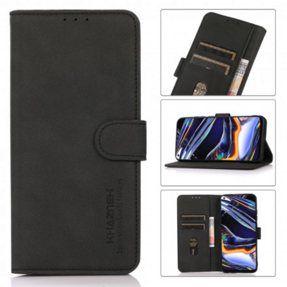 Flip Case voor Samsung Galaxy A32 4G Khazneh Mode Leereffect